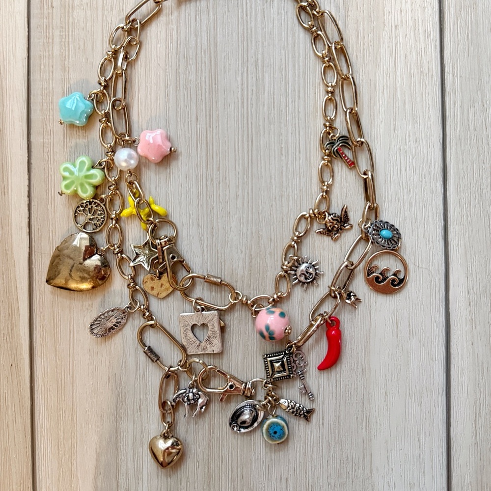 Free People Maxamillion Charm Necklace